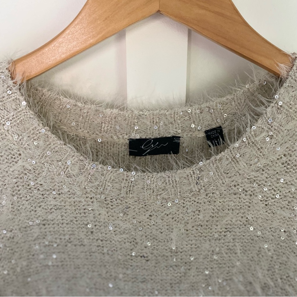 Boutique Fuzzy & Sequin Sweater - Picture 9 of 16
